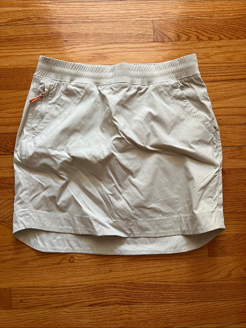 Alaskan hardgear Light Beige Athletic hiking Skort with Elastic Waist